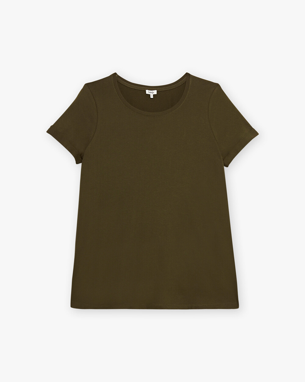 Khaki t-shirt Khaki color  Natalys
