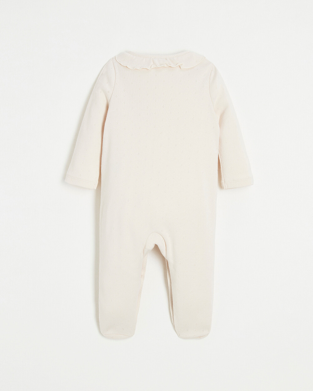 Openwork cotton sleepsuit Light pink color  Natalys