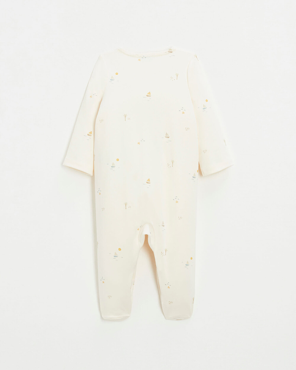 Cotton sleepsuit Marine print  Natalys