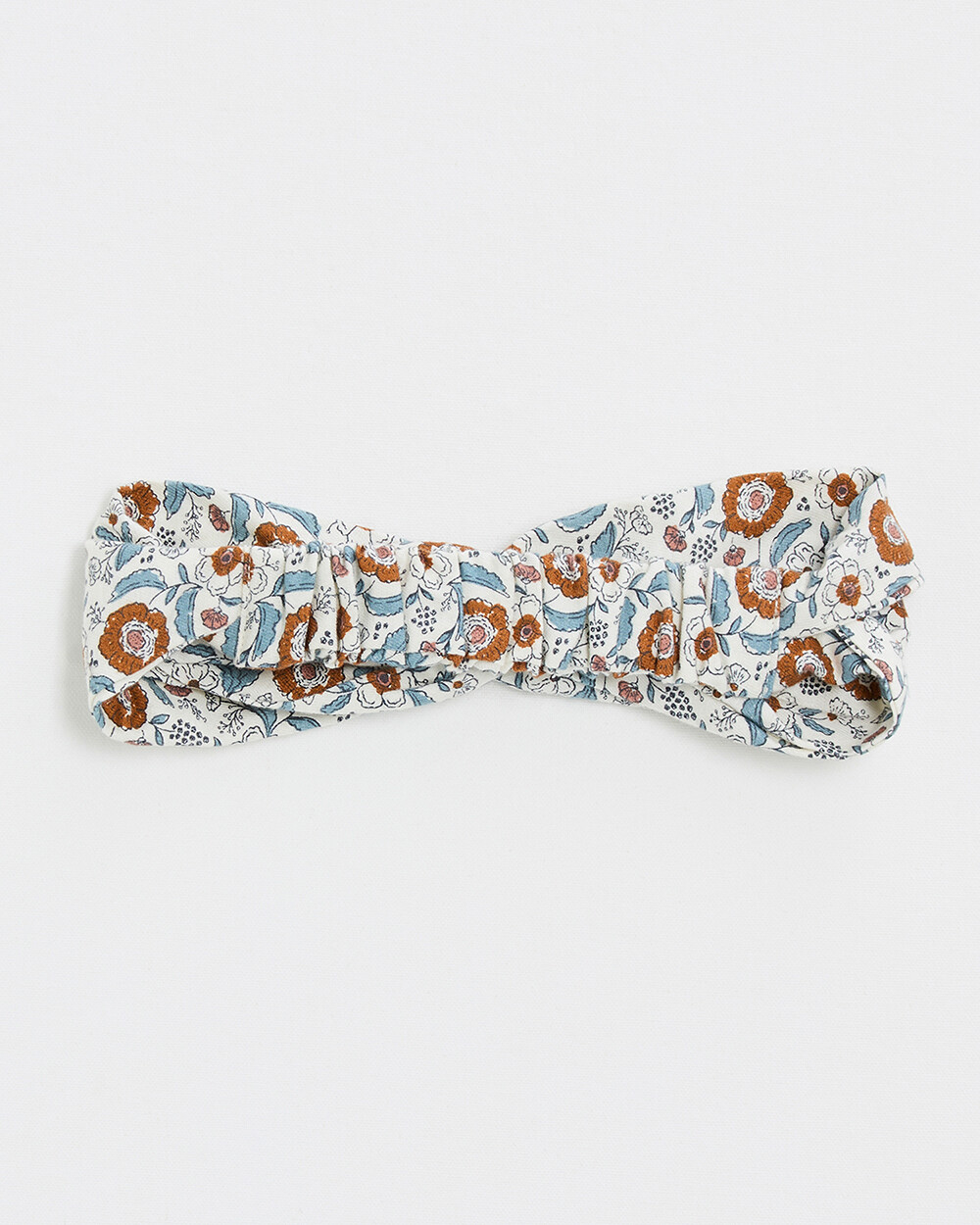 Printed headband Folk flower print Natalys