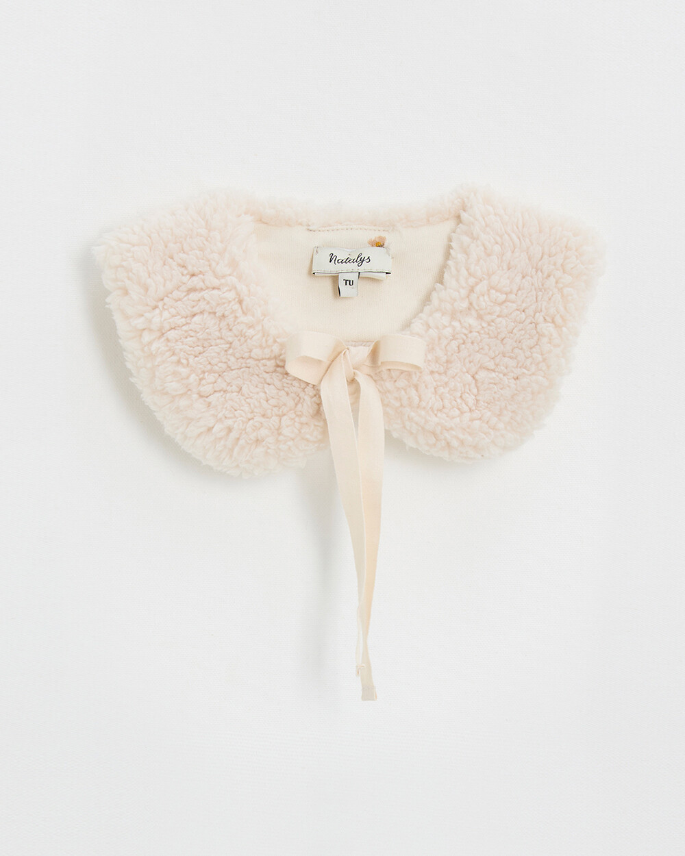 Faux fur collar Beige color  Natalys
