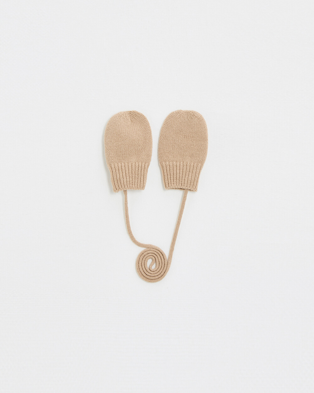 Merino wool mittens Camel color  Natalys