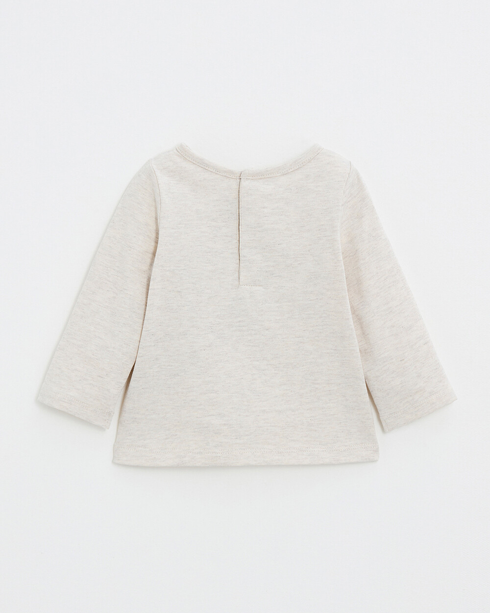 Animated long-sleeved t-shirt Heather beige color  Natalys