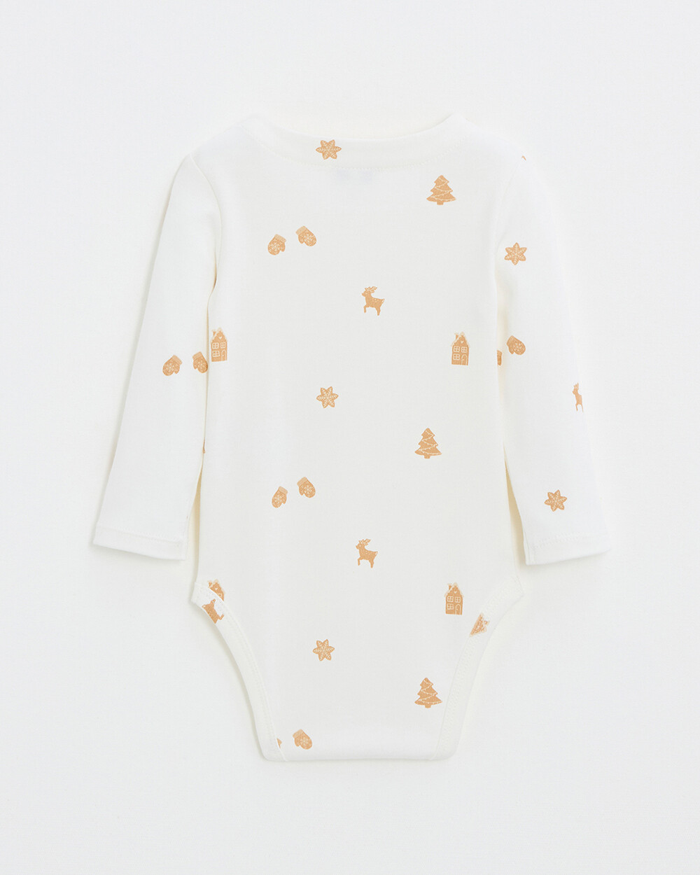 Printed long-sleeved bodysuit Cookie print Natalys