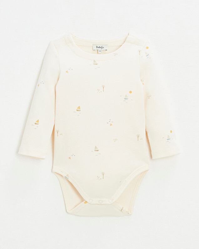 Long sleeve bodysuit Marine print  Natalys