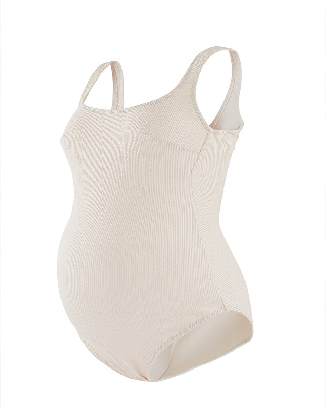 1 piece swimsuit Ecru color  Cache coeur