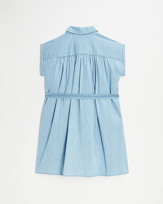 Denim maternity dress Light blue color  Natalys