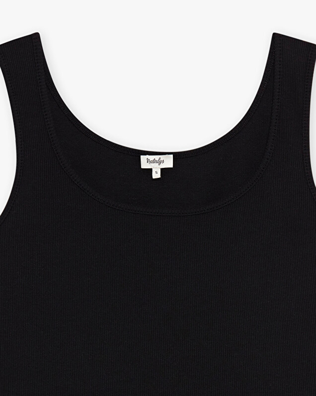 Black tank top Black color  Natalys