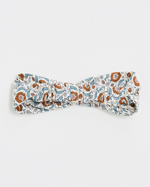 Printed headband Folk flower print  Natalys
