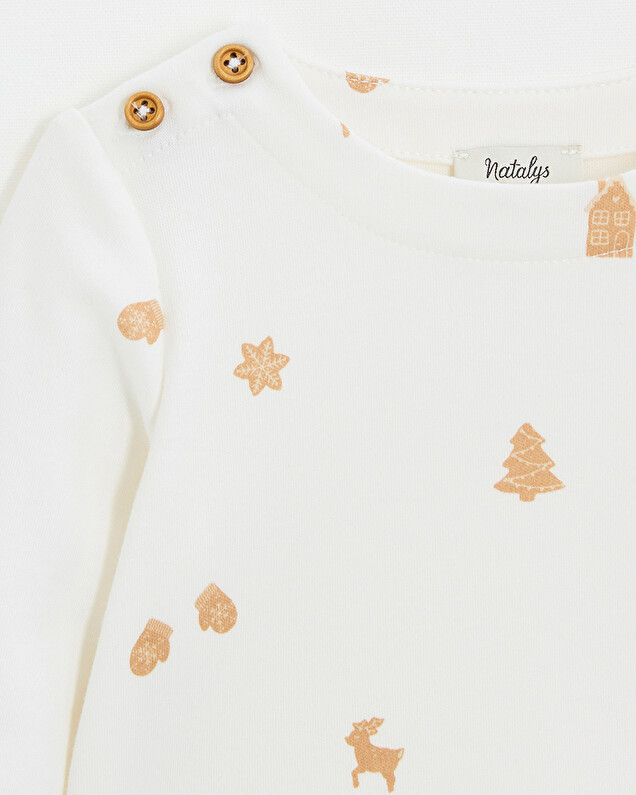 Printed long-sleeved t-shirt Cookie print  Natalys