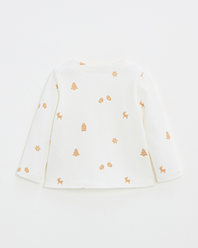 Printed long-sleeved t-shirt Cookie print  Natalys