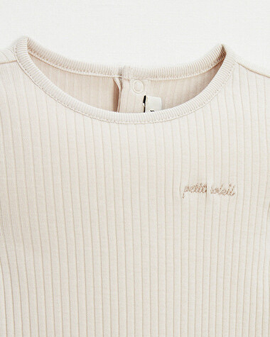 Short sleeve bodysuit Natural color  Natalys
