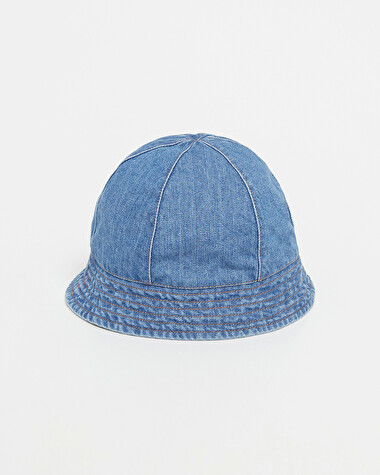 Embroidered denim hat Blue color  Natalys
