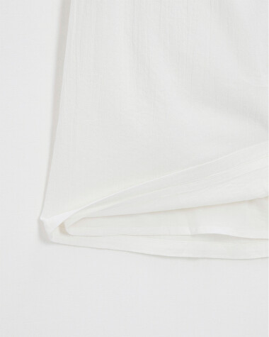 Crepe dress Ecru color  Natalys