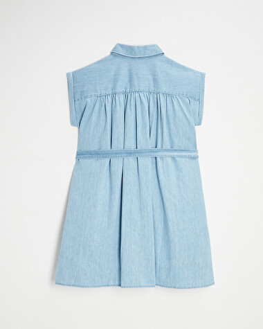 Denim maternity dress Light blue color  Natalys