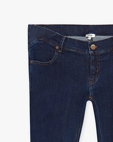 Low-rise slim maternity jeans Blue denim  Natalys