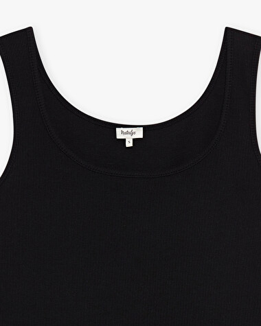 Black tank top Black color  Natalys