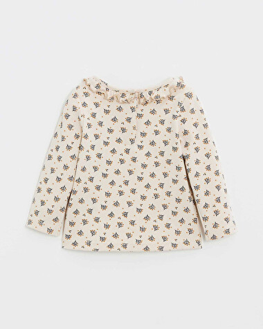 Long sleeve t-shirt Gold button print  Natalys