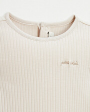 Short sleeve bodysuit Natural color  Natalys
