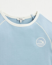 Short sleeve t-shirt Blue grey color  Natalys