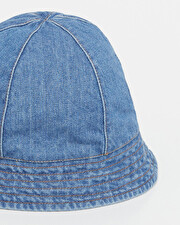Embroidered denim hat Blue color  Natalys
