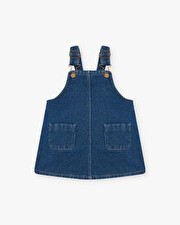 Denim overall dress Blue color  Natalys