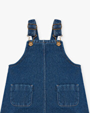 Denim overall dress Blue color  Natalys
