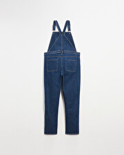 Mom-to-be denim overalls Blue denim Natalys