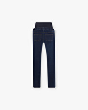 High-waisted slim maternity jeans Blue denim  Natalys