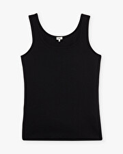 Black tank top Black color Natalys