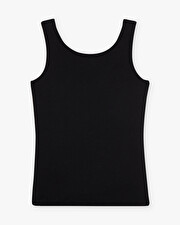 Black tank top Black color Natalys