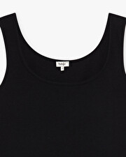 Black tank top Black color Natalys