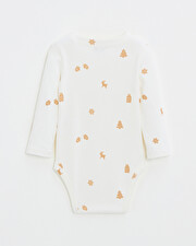Printed long-sleeved bodysuit Cookie print Natalys