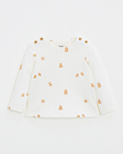 Printed long-sleeved t-shirt Cookie print  Natalys