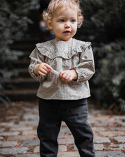 Denim pants Charcoal gray color  Natalys