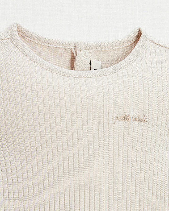 Short sleeve bodysuit Natural color  Natalys