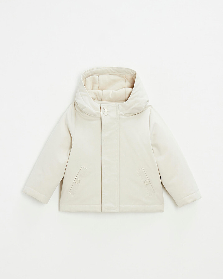 Water-repellent parka Natural color Natalys