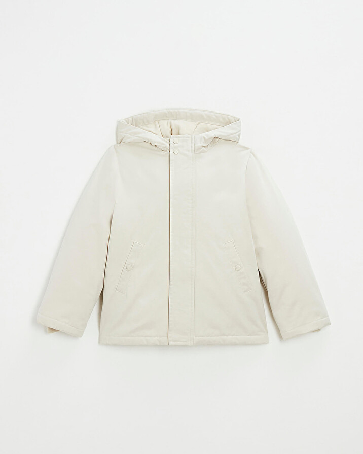 Water-repellent parka Natural color Natalys