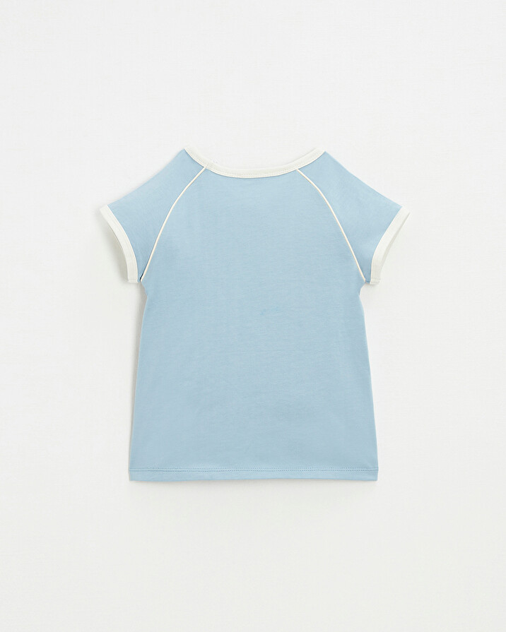 Short sleeve t-shirt Blue grey color  Natalys