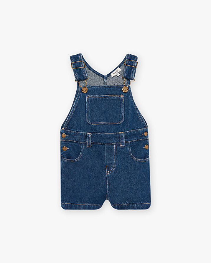 Short denim overalls Blue denim  Natalys