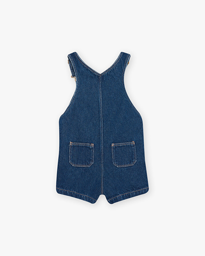 Short denim overalls Blue denim  Natalys