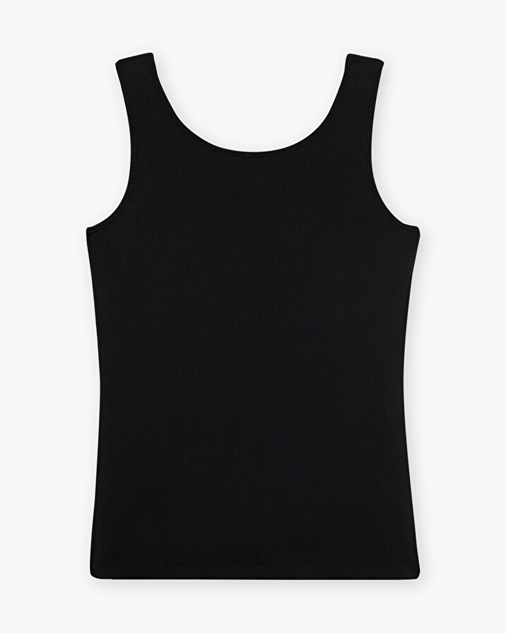 Black tank top Black color Natalys