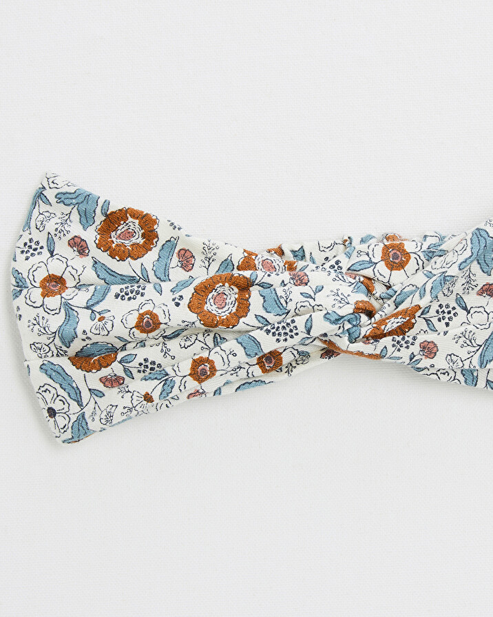 Printed headband Folk flower print Natalys