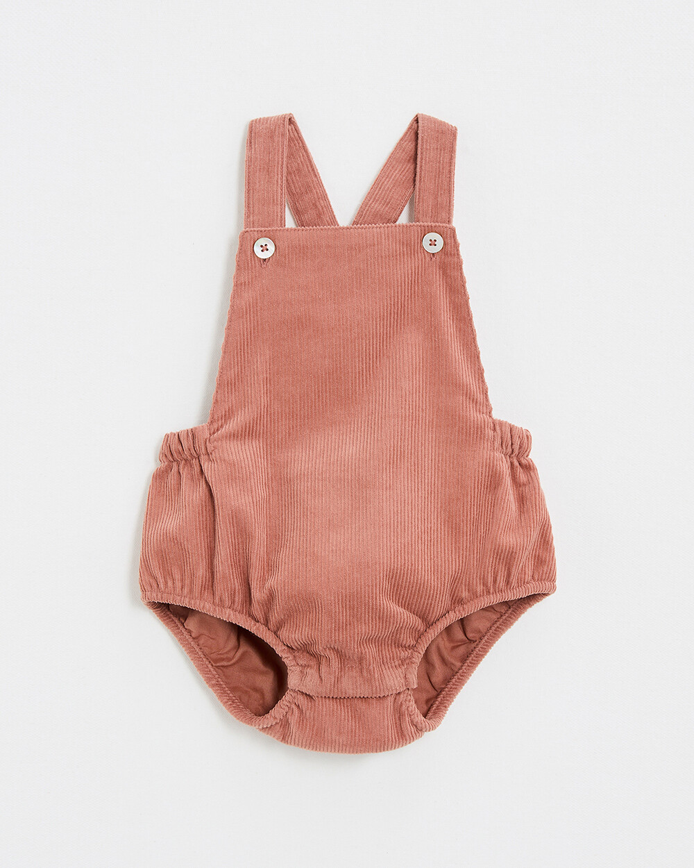 Velvet romper Begonia pink colors  Natalys