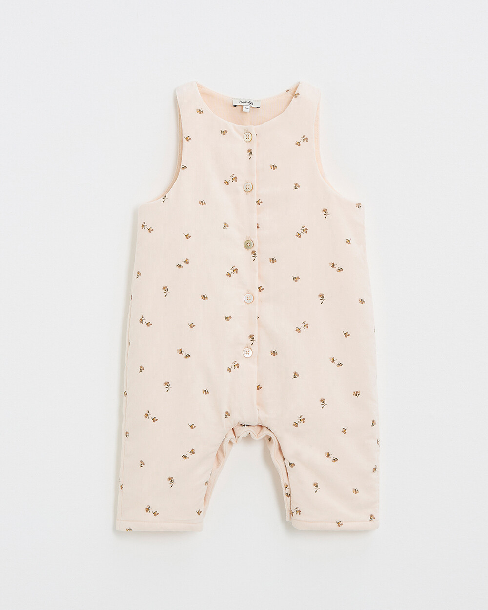 Long printed jumpsuit Semi-flower print Natalys