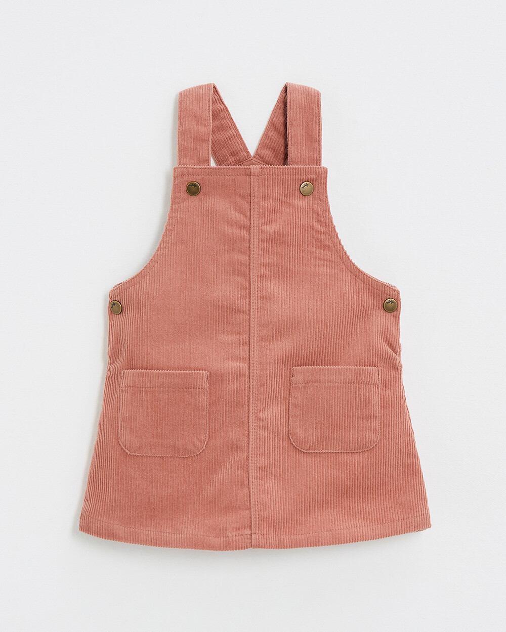 Velvet overall dress Begonia pink colors Natalys