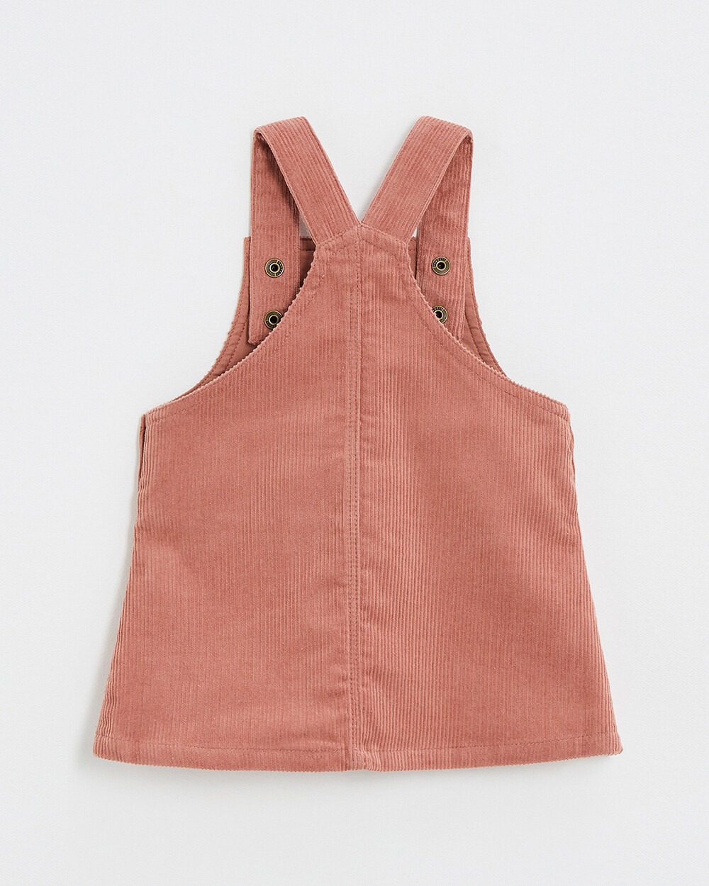 Velvet overall dress Begonia pink colors Natalys