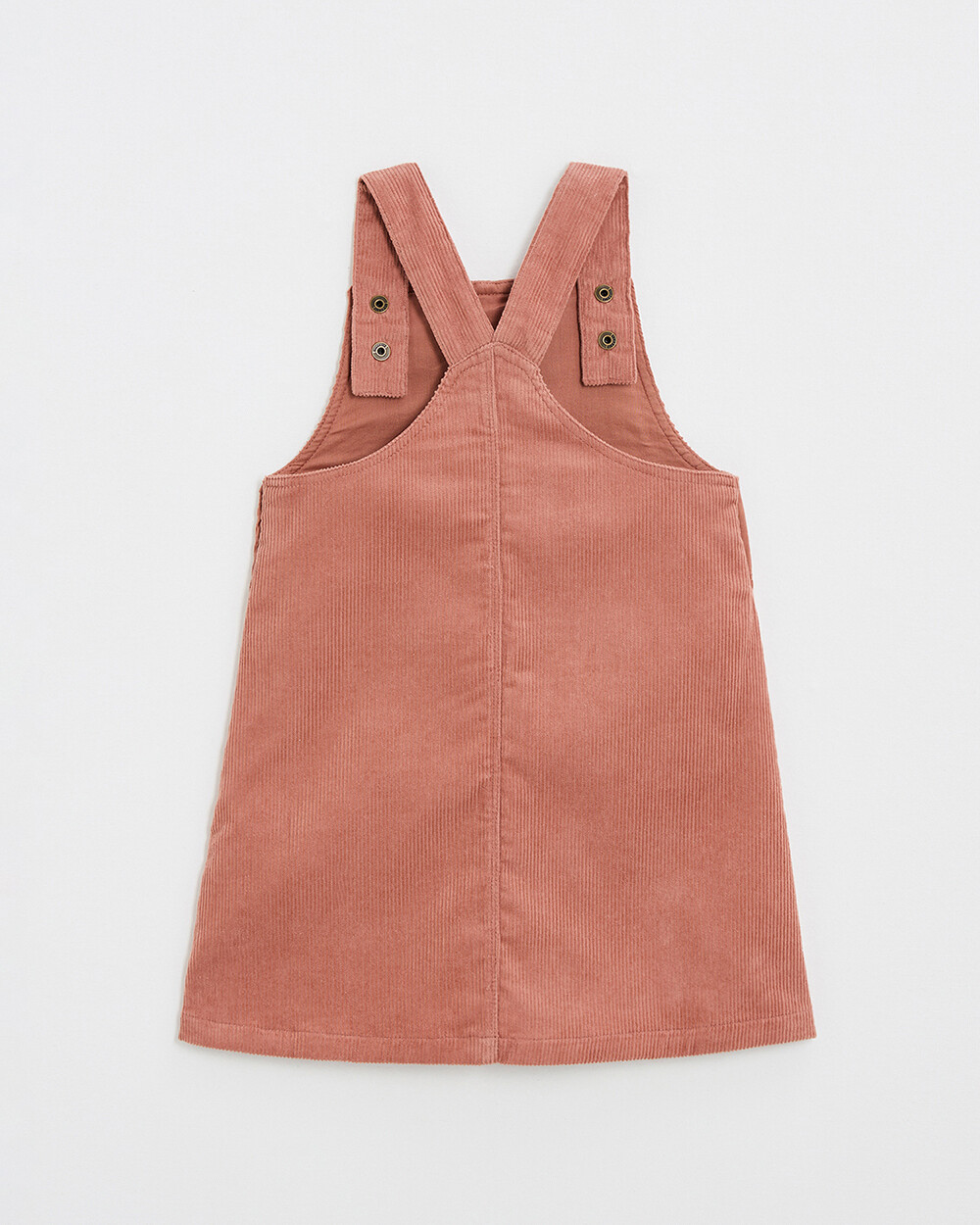 Velvet overall dress Begonia pink colors Natalys