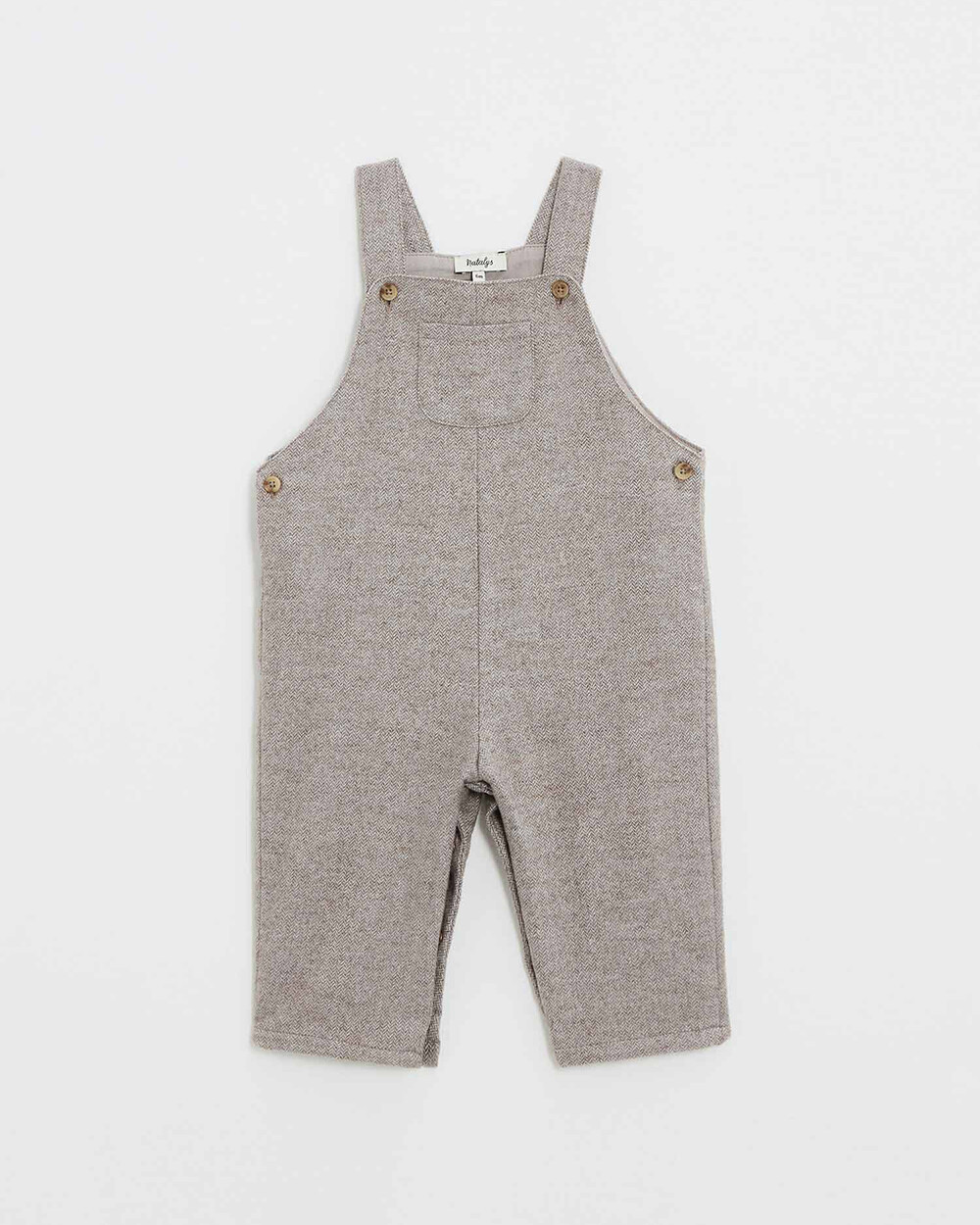 Flannel overalls Beige color  Natalys