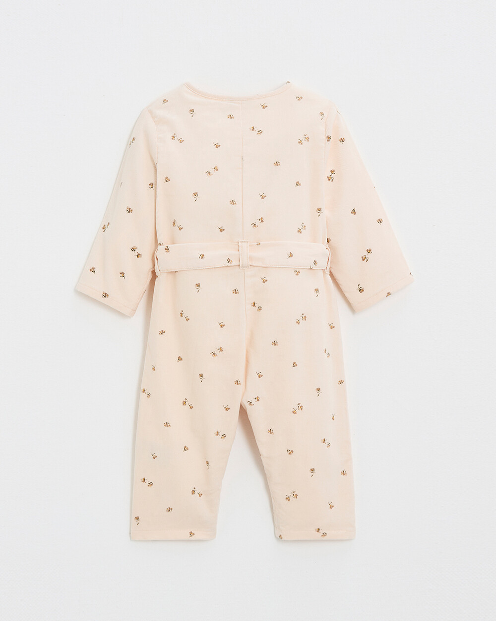Long printed jumpsuit Semi-flower print Natalys